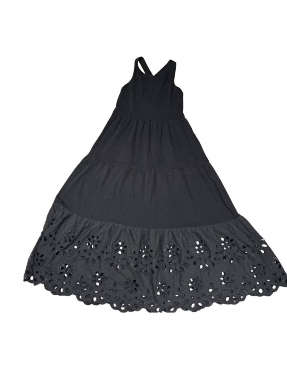J. Crew Sleeveless Midi Dress Black Size XS